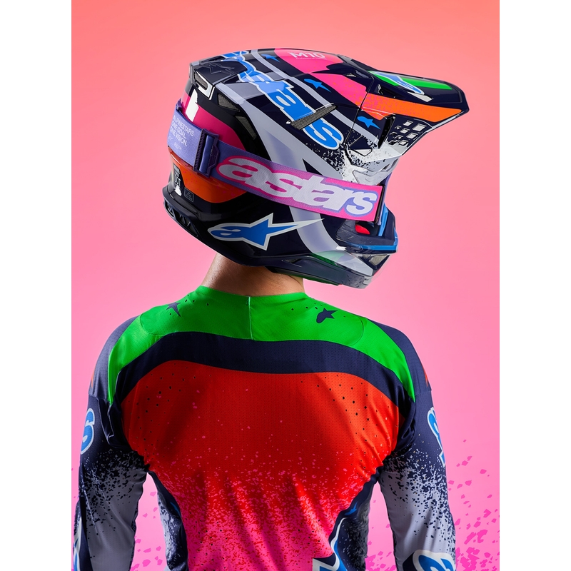 Alpinestars Supertech S-M10 Limited Edition Records Motokros kaciga siva