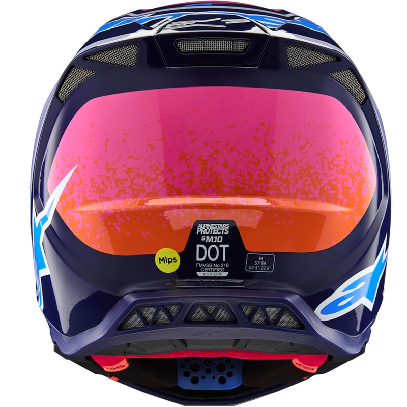 Alpinestars Supertech S-M10 Limited Edition Records Motokros kaciga siva
