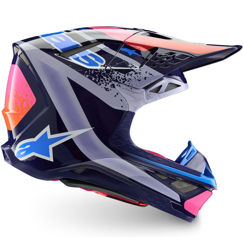 Alpinestars Supertech S-M10 Limited Edition Records Motokros kaciga siva
