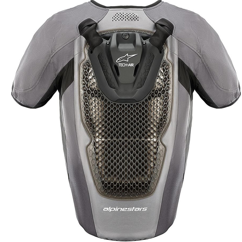 Alpinestars TECH-AIR®5 V2 prsluk sa sustavom zračnog jastuka sivo-crni