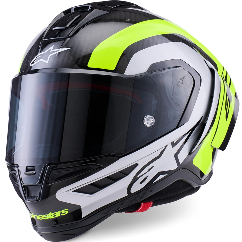 Alpinestars Supertech R10 Arius integralna motociklistička kaciga crno-fluo žuto-bijela