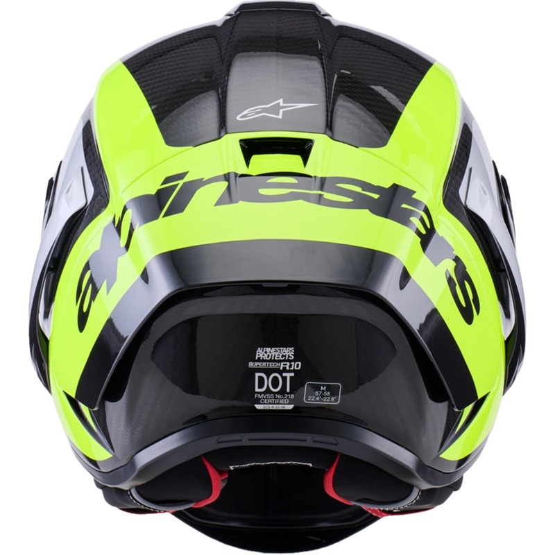 Alpinestars Supertech R10 Arius integralna motociklistička kaciga crno-fluo žuto-bijela