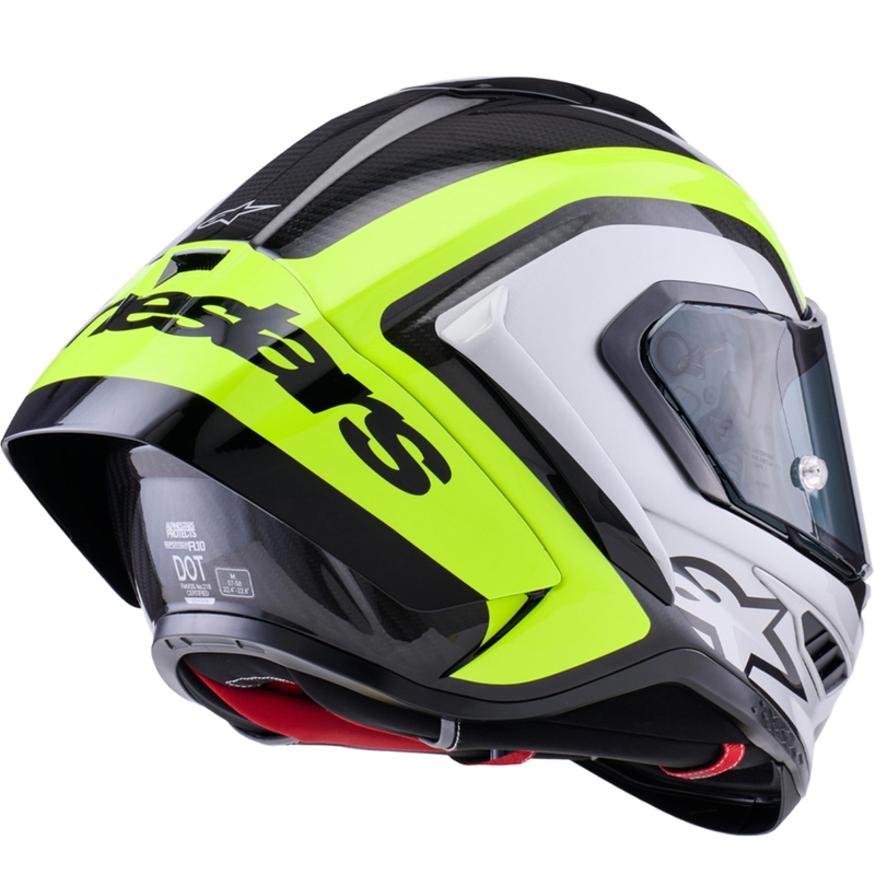 Alpinestars Supertech R10 Arius integralna motociklistička kaciga crno-fluo žuto-bijela