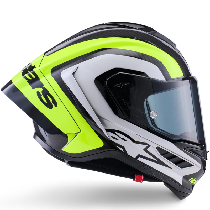 Alpinestars Supertech R10 Arius integralna motociklistička kaciga crno-fluo žuto-bijela