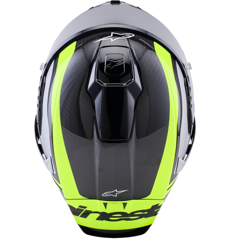 Alpinestars Supertech R10 Arius integralna motociklistička kaciga crno-fluo žuto-bijela