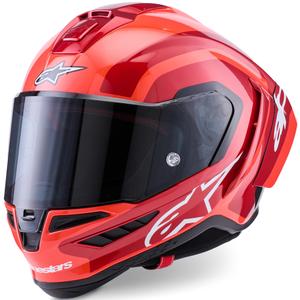 Alpinestars Supertech R10 Arius integralna motociklistička kaciga fluo crveno-crveno-crno-bijela