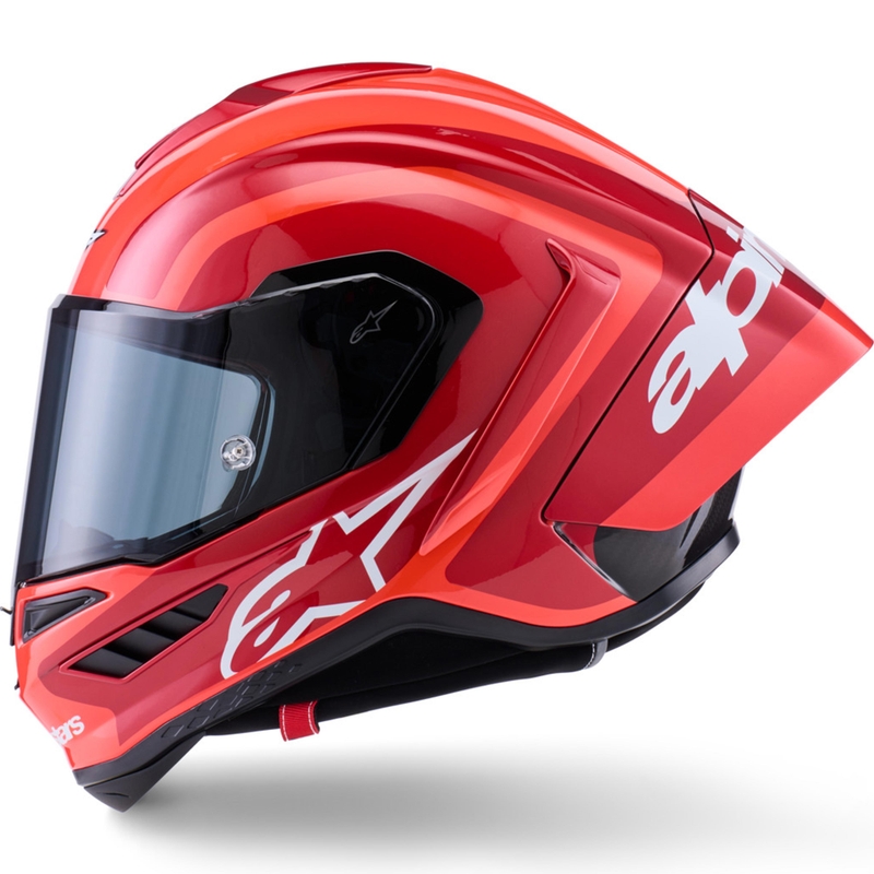 Alpinestars Supertech R10 Arius integralna motociklistička kaciga fluo crveno-crveno-crno-bijela