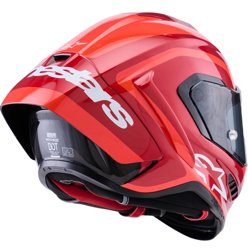 Alpinestars Supertech R10 Arius integralna motociklistička kaciga fluo crveno-crveno-crno-bijela
