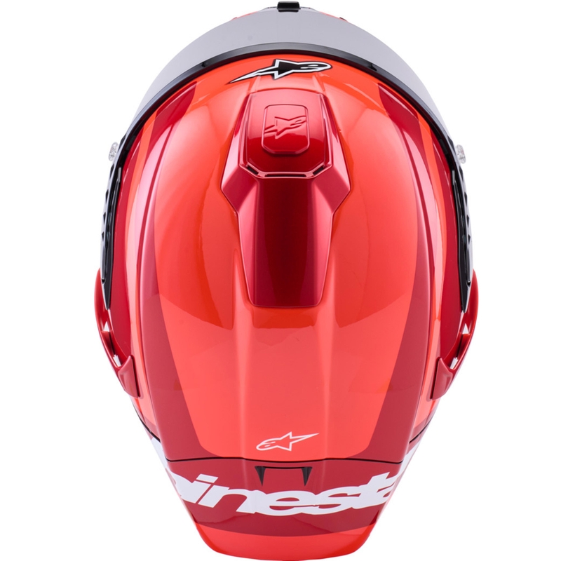 Alpinestars Supertech R10 Arius integralna motociklistička kaciga fluo crveno-crveno-crno-bijela