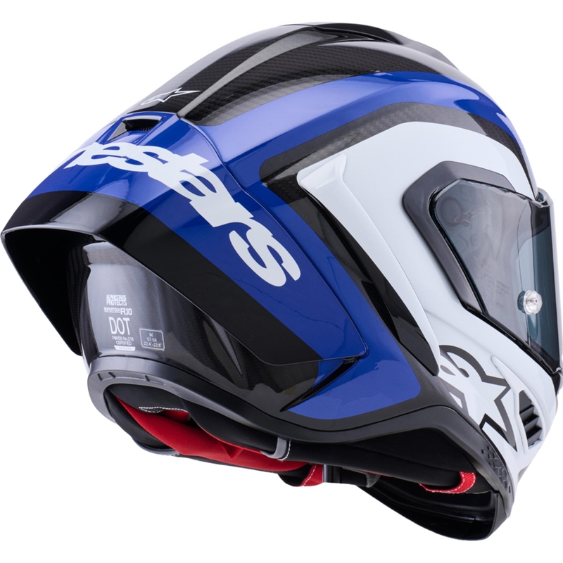 Alpinestars Supertech R10 Arius integralna motociklistička kaciga crno-plavo-bijela