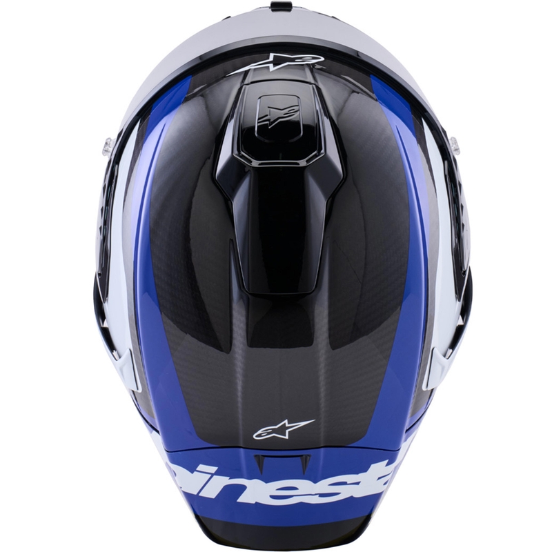 Alpinestars Supertech R10 Arius integralna motociklistička kaciga crno-plavo-bijela