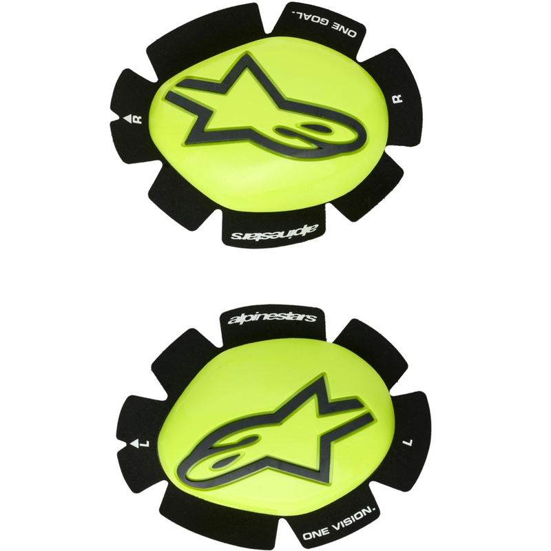 Alpinestars GP Plus klizači 2 kom fluo žuto-crni