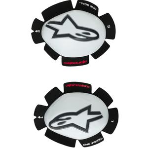 Alpinestars GP Tech klizači za koljena bijelo-crni