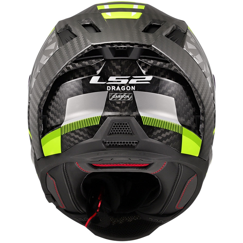 Full face motoristička kaciga LS2 FF807 Dragon Trax fluo žuta
