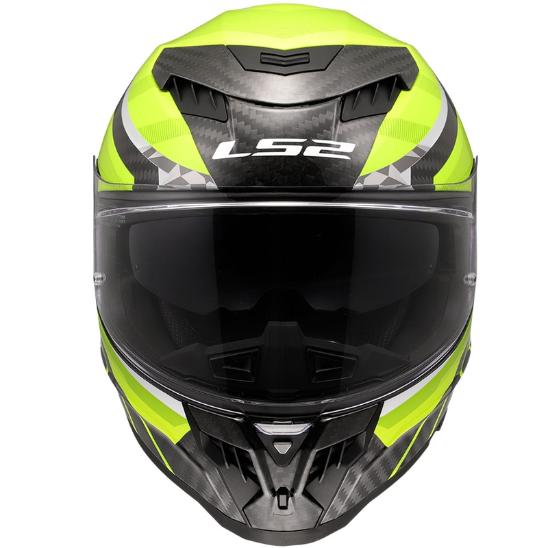 Full face motoristička kaciga LS2 FF807 Dragon Trax fluo žuta