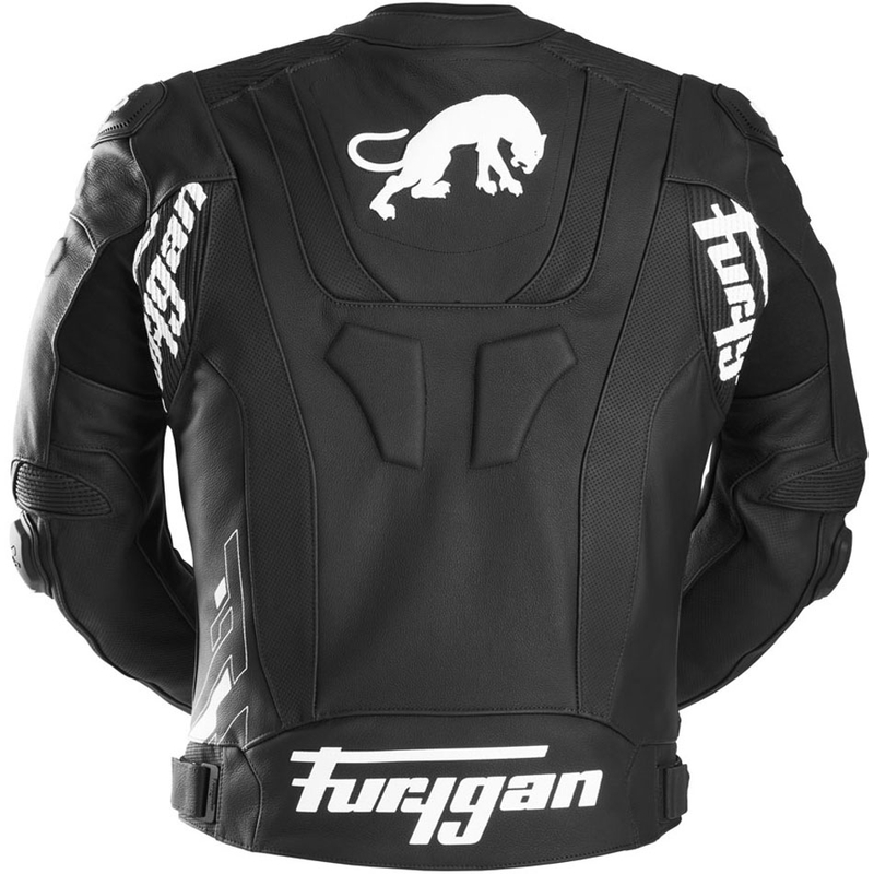 Furygan Raptor Evo 3 kožna motociklistička jakna crno-bijela