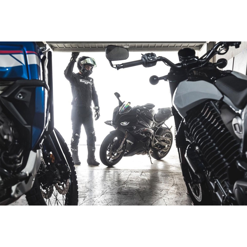 Furygan Raptor Evo 3 kožna motociklistička jakna crno-bijela