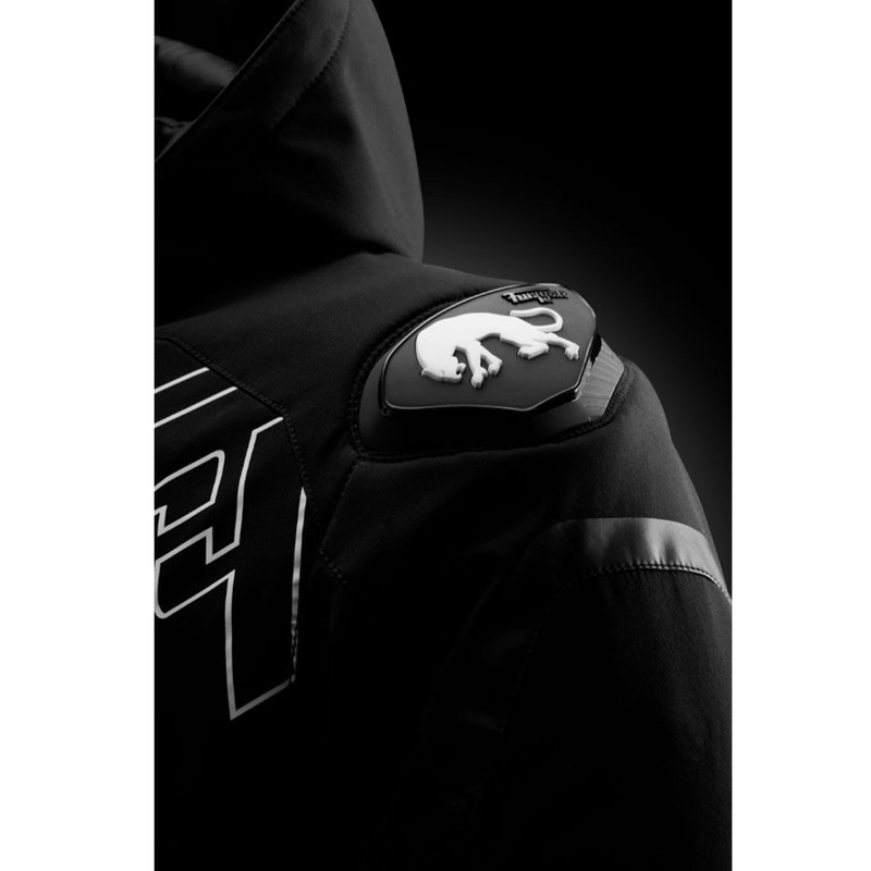 Furygan Sektor Roadster Evo motociklistička jakna crno-bijelo-crvena