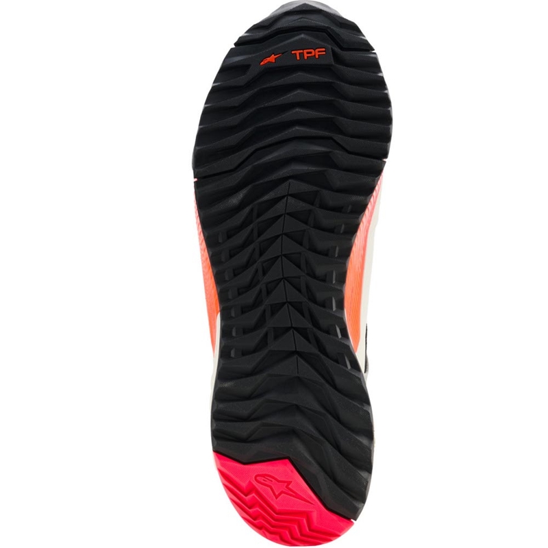 Alpinestars Stella CR-X Drystar Ženske motociklističke čizme Bijele-Svijetlosive-Crne-Fluorescentno Ružičaste