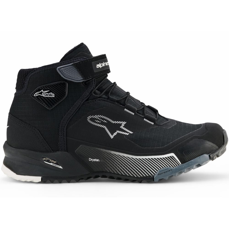 Ženske motociklističke čizme Alpinestars Stella CR-X Drystar crno-sivo-bijele