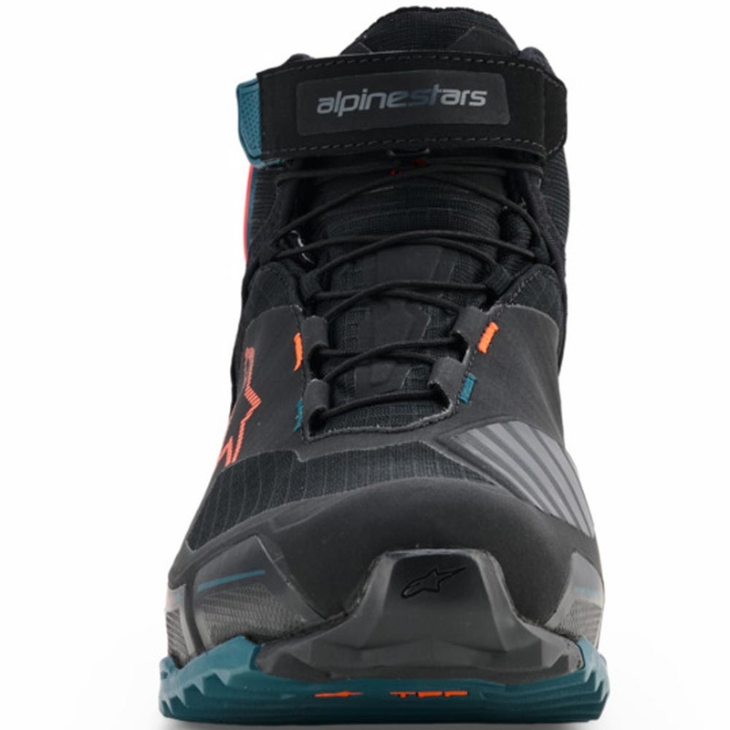 Alpinestars CR-X Drystar motociklističke čizme crno-plavo-fluo narančaste