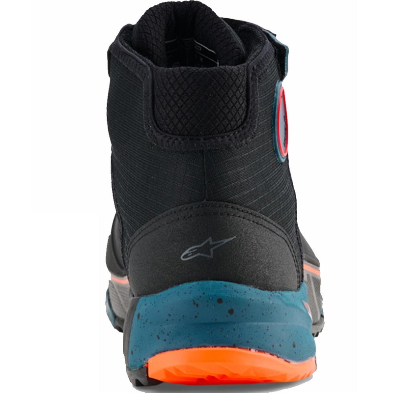 Alpinestars CR-X Drystar motociklističke čizme crno-plavo-fluo narančaste