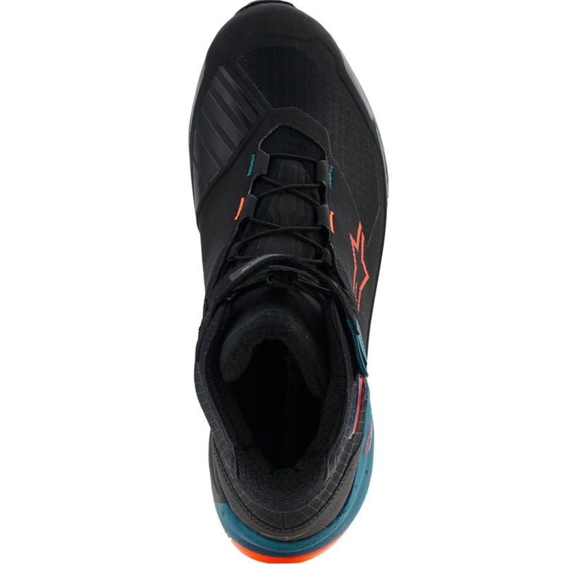 Alpinestars CR-X Drystar motociklističke čizme crno-plavo-fluo narančaste