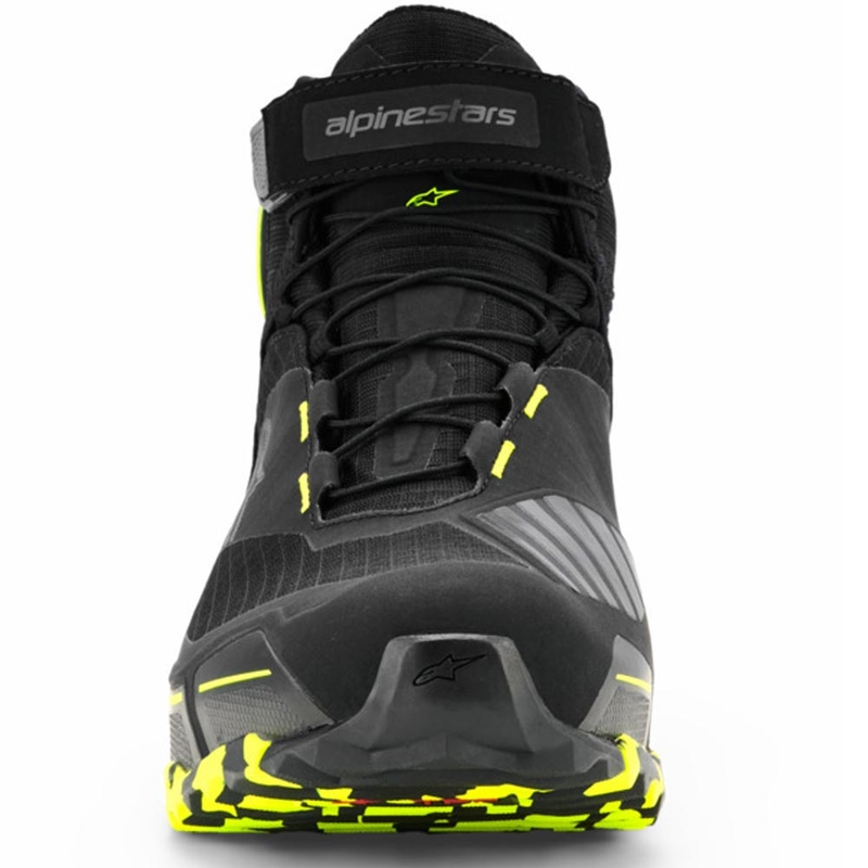 Alpinestars CR-X Drystar motociklističke čizme crno-tamno sive-fluo žute