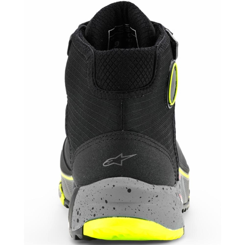 Alpinestars CR-X Drystar motociklističke čizme crno-tamno sive-fluo žute