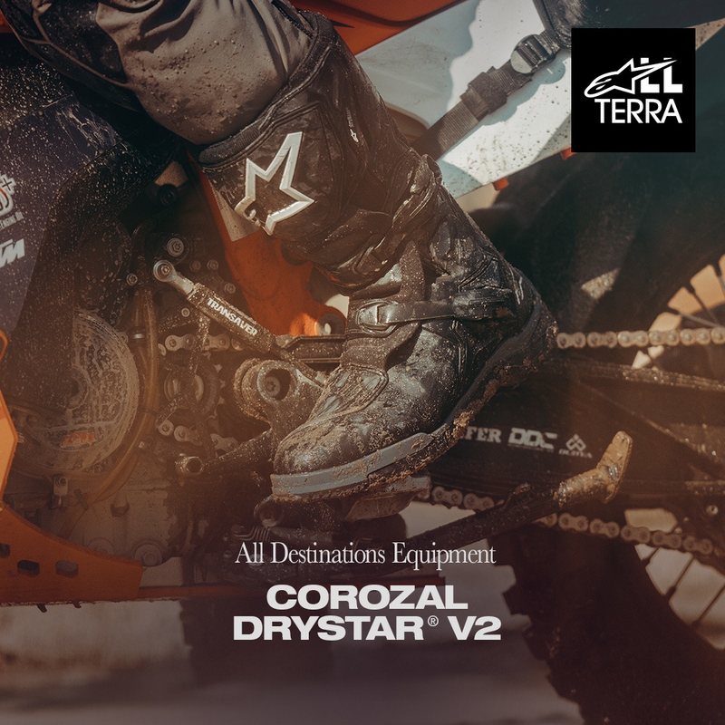 Alpinestars Corozal V2 Adventure Drystar motociklističke čizme smeđe-crne