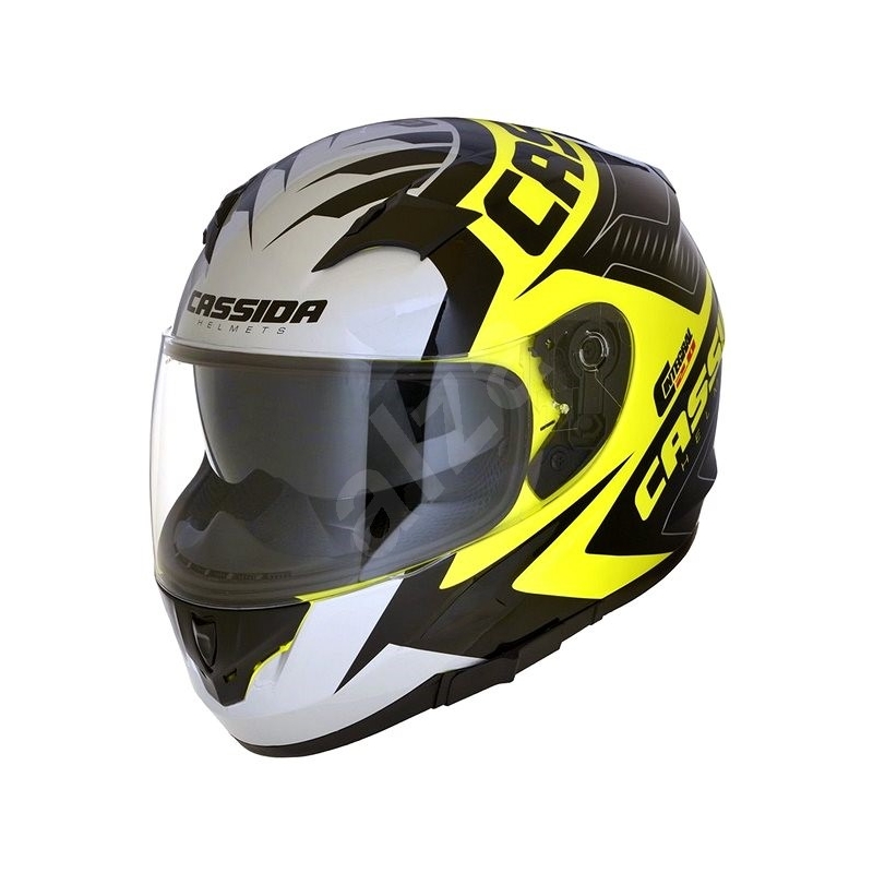 Integralna kaciga Cassida Integral 2.0 Perimetric fluo žuto-crno-siva