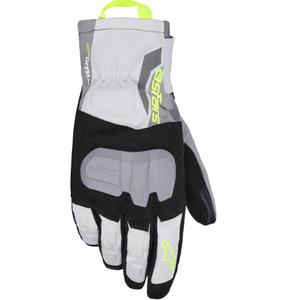 Alpinestars XT-3 Drystar izolirane motociklističke rukavice crne-tamno sive-svijetlo sive-žute