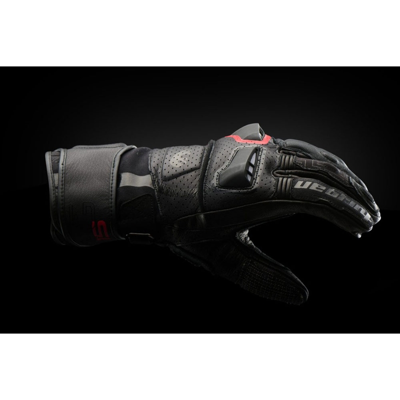Furygan STYG 15 Ventilirane motociklističke rukavice crno-crvene