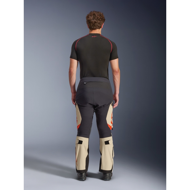 Alpinestars Halo PRO Drystar XF motociklističke hlače krem-crno-crvene