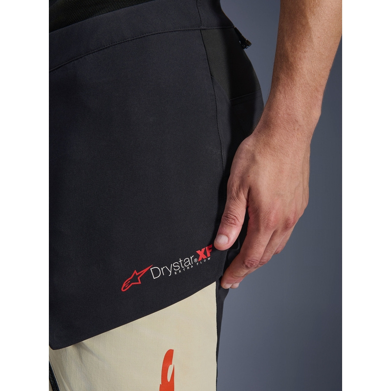 Alpinestars Halo PRO Drystar XF motociklističke hlače krem-crno-crvene