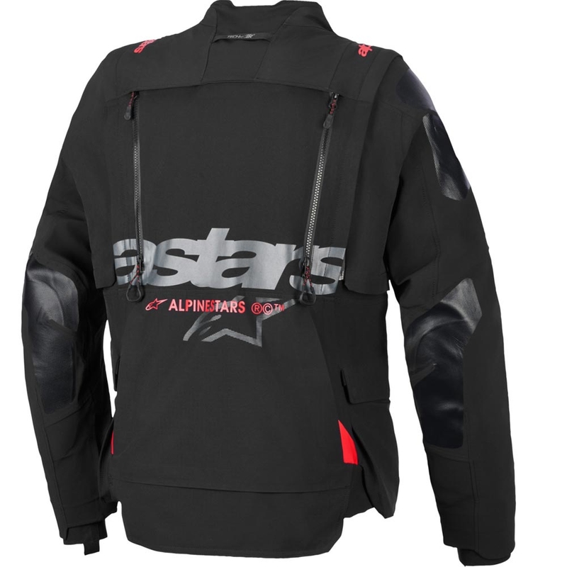 Alpinestars Halo PRO Drystar XF motociklistička jakna crno-tamnosivo-crvena