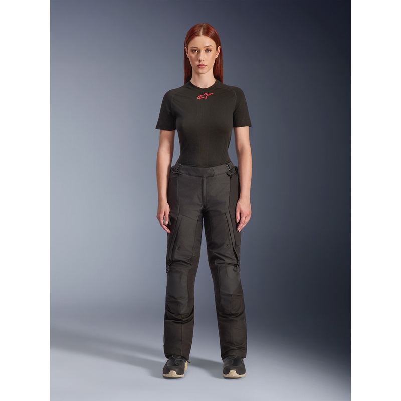 Ženske motociklističke hlače Alpinestars Stella Andes V4 Drystar, crne
