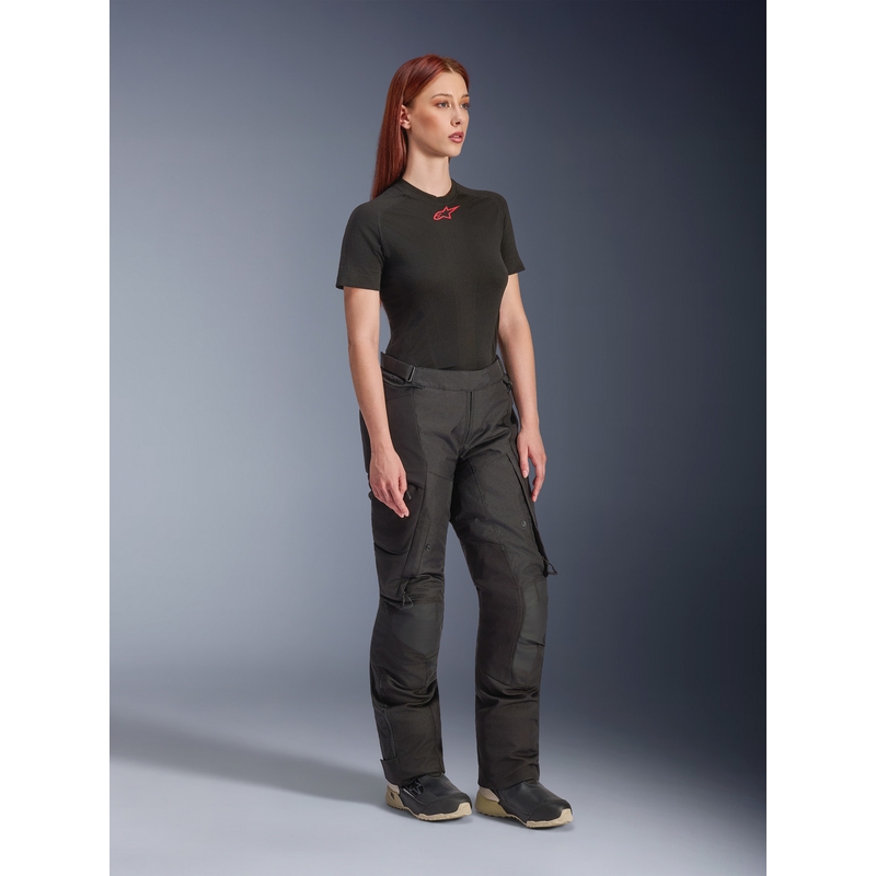 Ženske motociklističke hlače Alpinestars Stella Andes V4 Drystar, crne