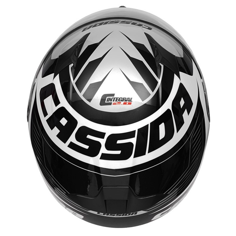 Integralna kaciga Cassida Integral 2.0 Perimeter crno-bijelo-siva
