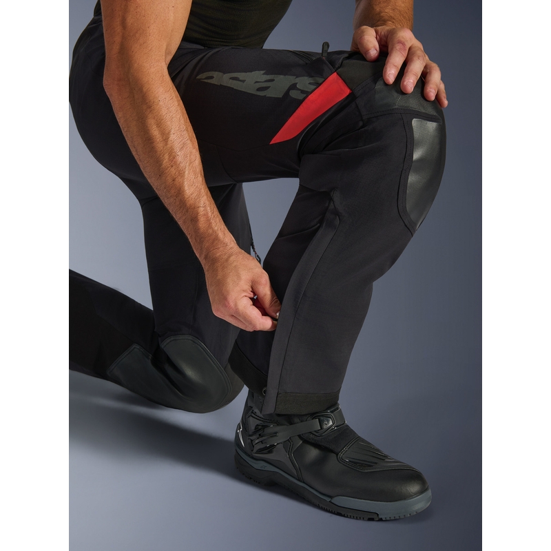Alpinestars Halo PRO Drystar XF motociklističke hlače crno-tamno sive-crvene