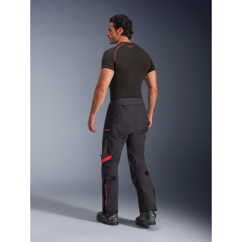 Alpinestars Halo PRO Drystar XF motociklističke hlače crno-tamno sive-crvene