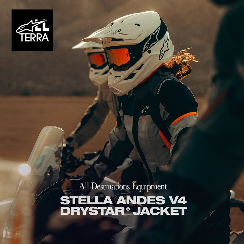 Alpinestars Stella Andes V4 Drystar Ženska motociklistička jakna tamno siva-svijetlosiva-crno-crvena