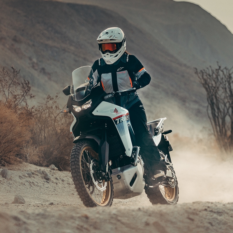 Alpinestars Stella Andes V4 Drystar Ženska motociklistička jakna tamno siva-svijetlosiva-crno-crvena