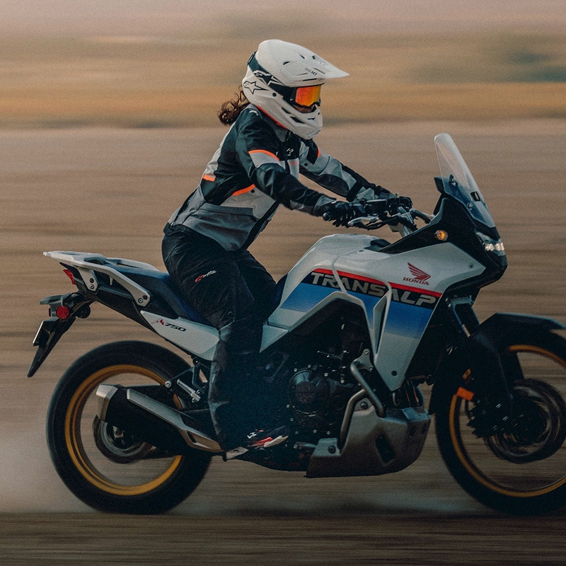 Alpinestars Stella Andes V4 Drystar Ženska motociklistička jakna tamno siva-svijetlosiva-crno-crvena