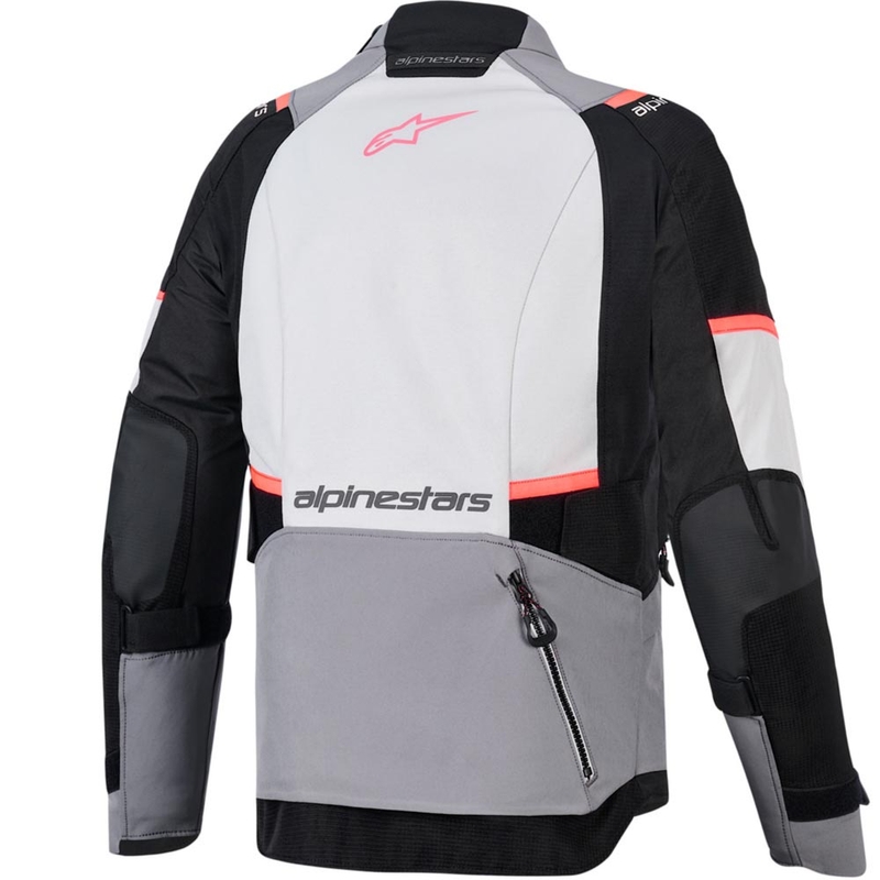 Alpinestars Stella Andes V4 Drystar Ženska motociklistička jakna tamno siva-svijetlosiva-crno-crvena