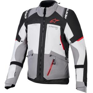 Alpinestars Andes V4 Drystar motociklistička jakna tamno siva-svijetlosiva-crno-crvena