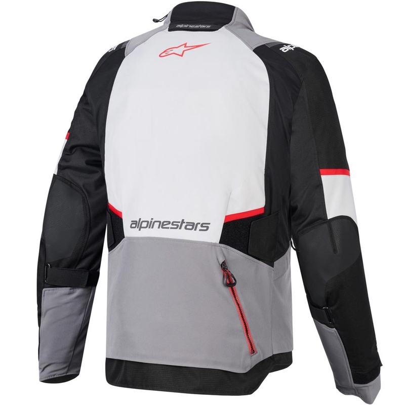 Alpinestars Andes V4 Drystar motociklistička jakna tamno siva-svijetlosiva-crno-crvena