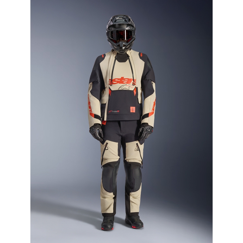 Alpinestars Halo PRO Drystar XF motociklistička jakna krem-crna-crvena