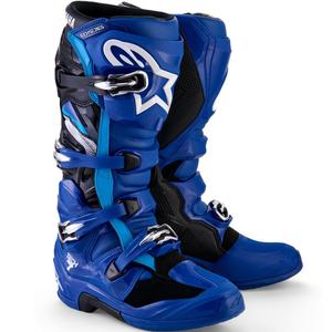 Alpinestars TECH 7 YAMAHA motokros čizme plavo-bijelo-crna kolekcija