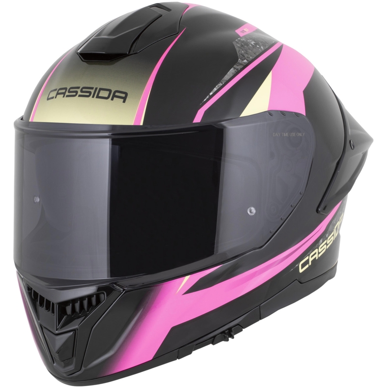 Cassida Integral GTS 2.1 Mega full-face motociklistička kaciga crno-roza-bijela-vanilija